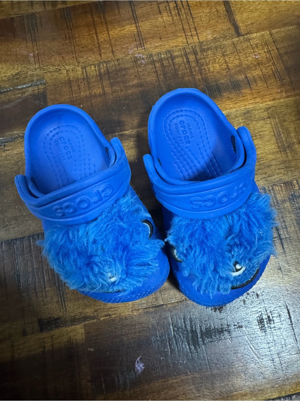 Crocs Toddler AM Blue Monster Clog
